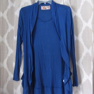 Zara open front cardigan