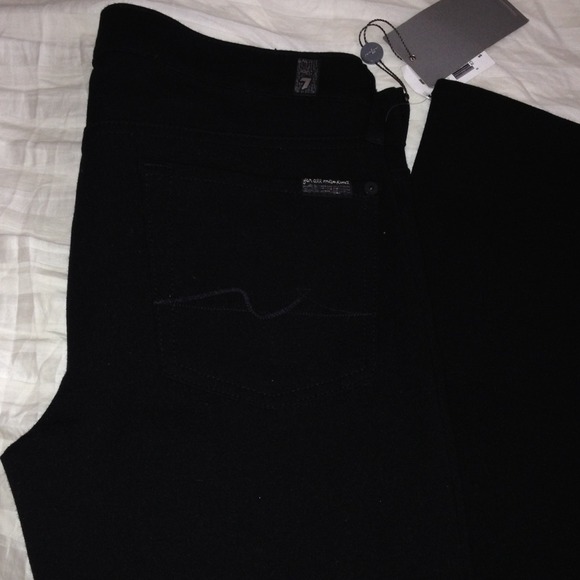 7 FOR ALL MANKIND BLACK PANTS!!