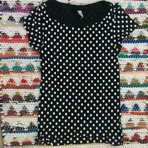 Urban Outfitters Black/White Polka Dot Shirt