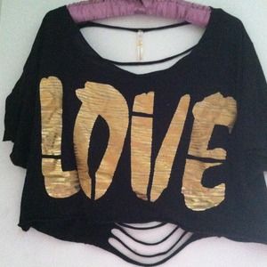 Love crop top