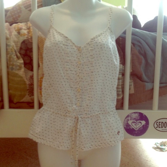 White and blue summer tank