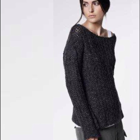 James Perse Sweaters - James Perse open stitch boxy sweater