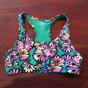 Cute Floral Sports Bra