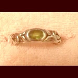 Floral August Gemstone Ring