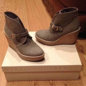 Stella McCartney Vegan suede pebble ankle Boots 7
