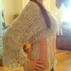 Free people cardigan, cropped sweater.
