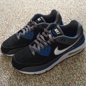 Men's size 10 blue, black, and grey NIKE Air Max