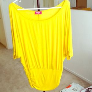 Bright Yellow Summer Shirt