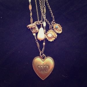 Juicy Couture layered necklace