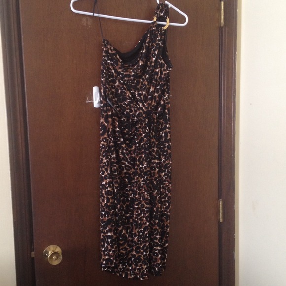 MICHAEL KORS one shoulder jersey dress - Picture 1 of 3