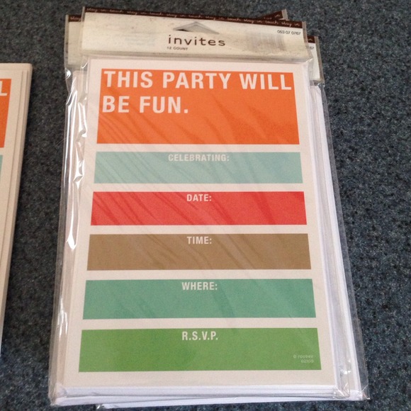 54 party invitations