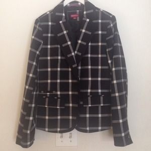 Merona Black and White Blazer