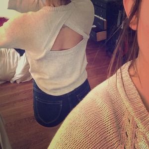 Brandy Melville open back sweater