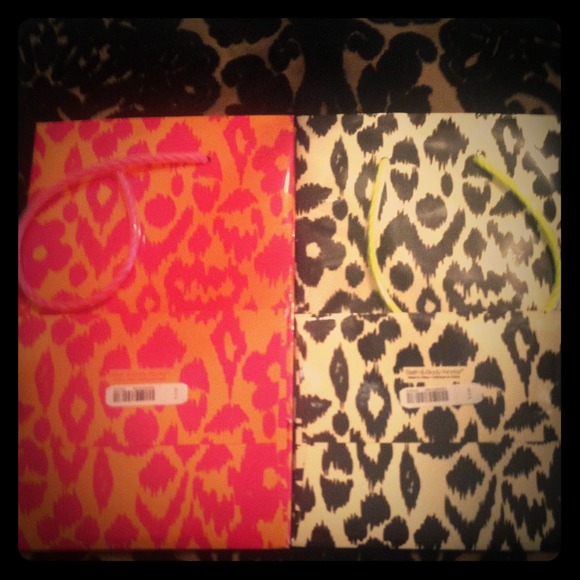 Two Bath & Body Works gift bags