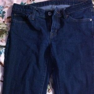 Uni Qlo jeans dark wash