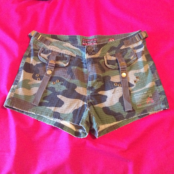 Camo/military style shorts