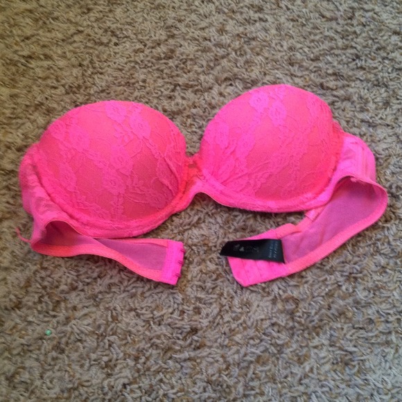 Hot Pink Push-Up Bra