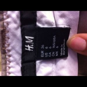 H&M khaki color ankle pants