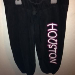 Houston black sweats