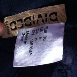 Navy blue cropped H&M pants