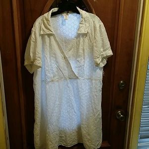 Silhouettes Eyelet Dress Size 24