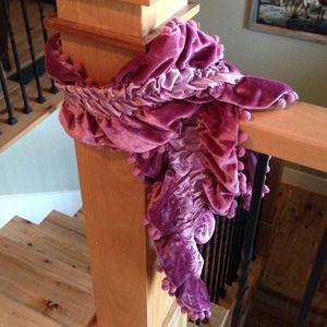 Wonderful silk feel scarf. Beautiful lavender !