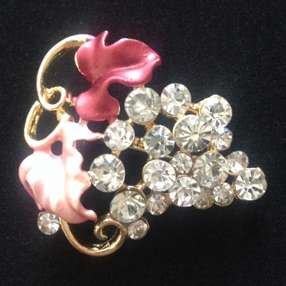 NIB Rhinestone Brooch