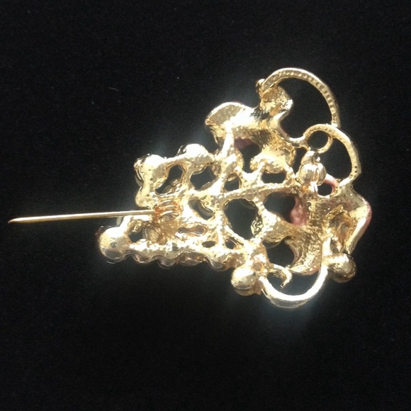 NIB Rhinestone Brooch - Picture 3 of 4