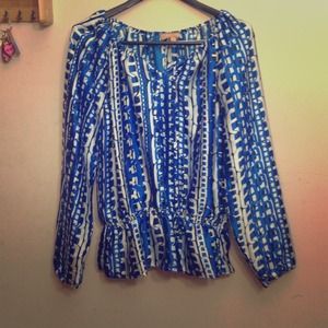Long sleeve blouse