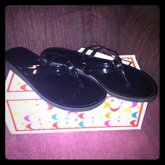Coach Flip Flops