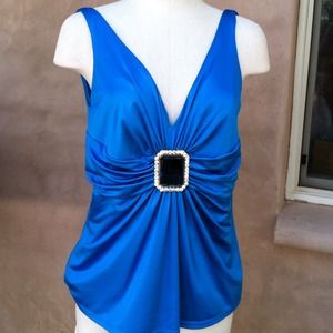 % RESERVEd% Cache Turquoise with rhinestone