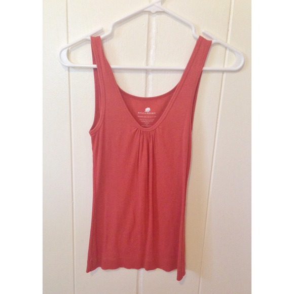 'Banana Republic' Basic Red Orange Tank Top