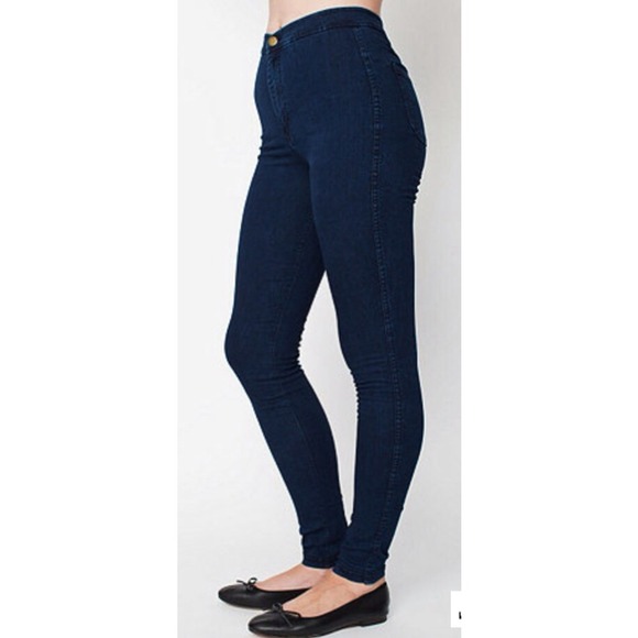 American Apparel Easy Jean in Dark Wash Indigo