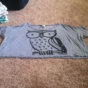Owl crop top