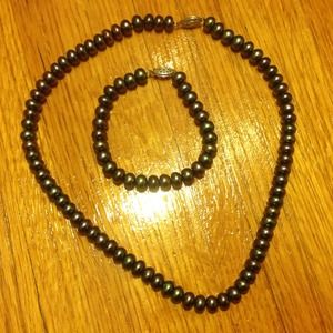 SOLD.  Multi color chain and bracelet.  NWOT