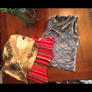 Three casual tops