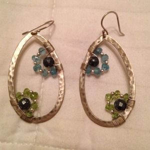 Silpada *Retired* bead earrings never worn.