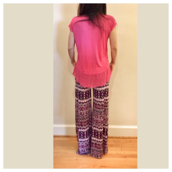 Chiffon trim high low top - Picture 3 of 3