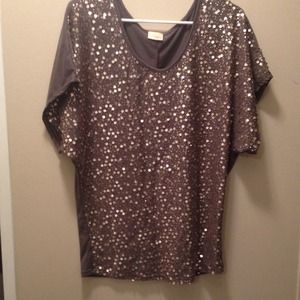 Gold sequin top🚫sold🚫