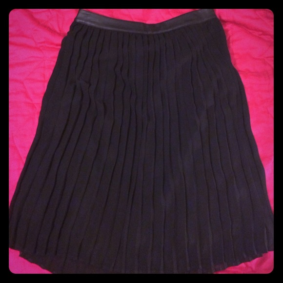 Beautiful pleated black skirt!