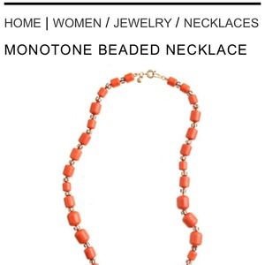 J.crew monotone beaded necklace