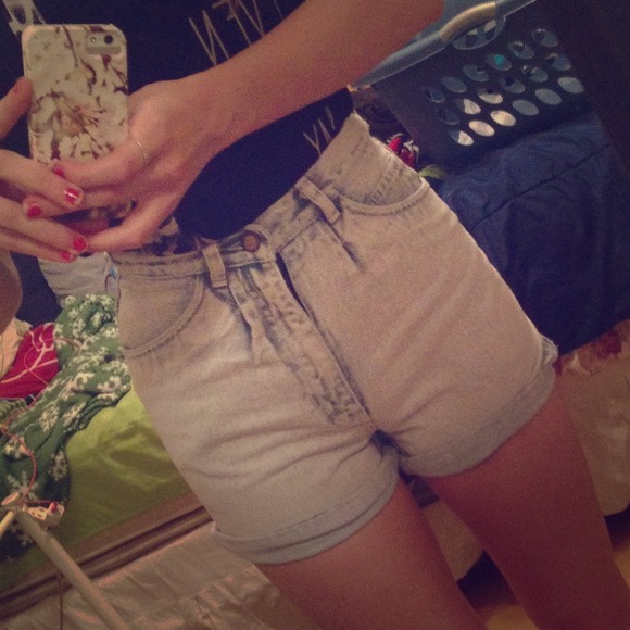 High waisted shorts