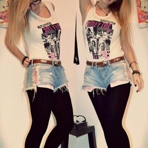 Motley crue crop top