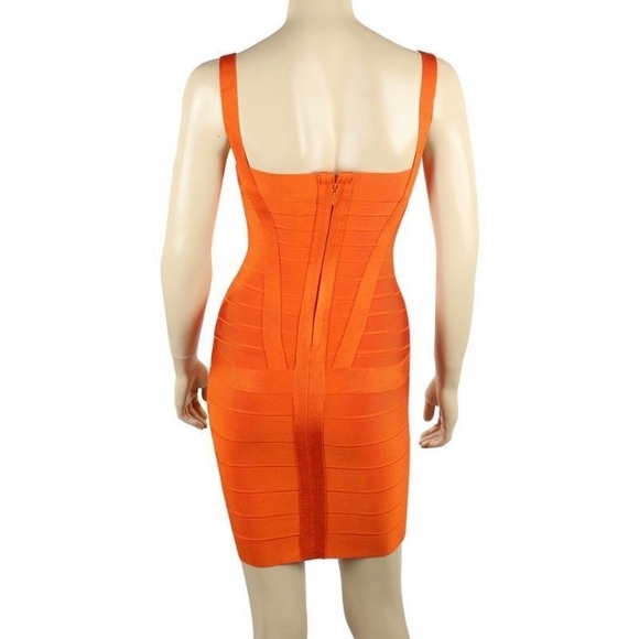 Orange bandage dress - Picture 2 of 2