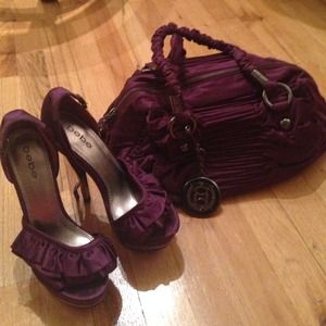BEBE PURSE AND SHOES