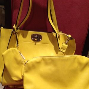3 piece charming Charlie purse