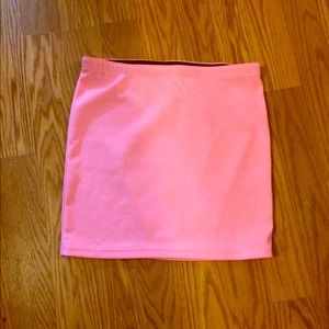 Hot pink, 95% polyester 5% spandex , size S