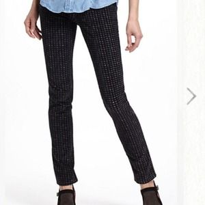 Anthropologie Pilcro Printed Cord Leggings, sz 25