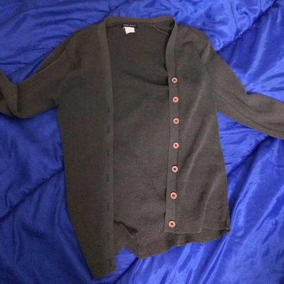 Gray Stretchy Cardigan