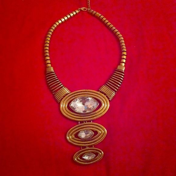 Large statement necklace